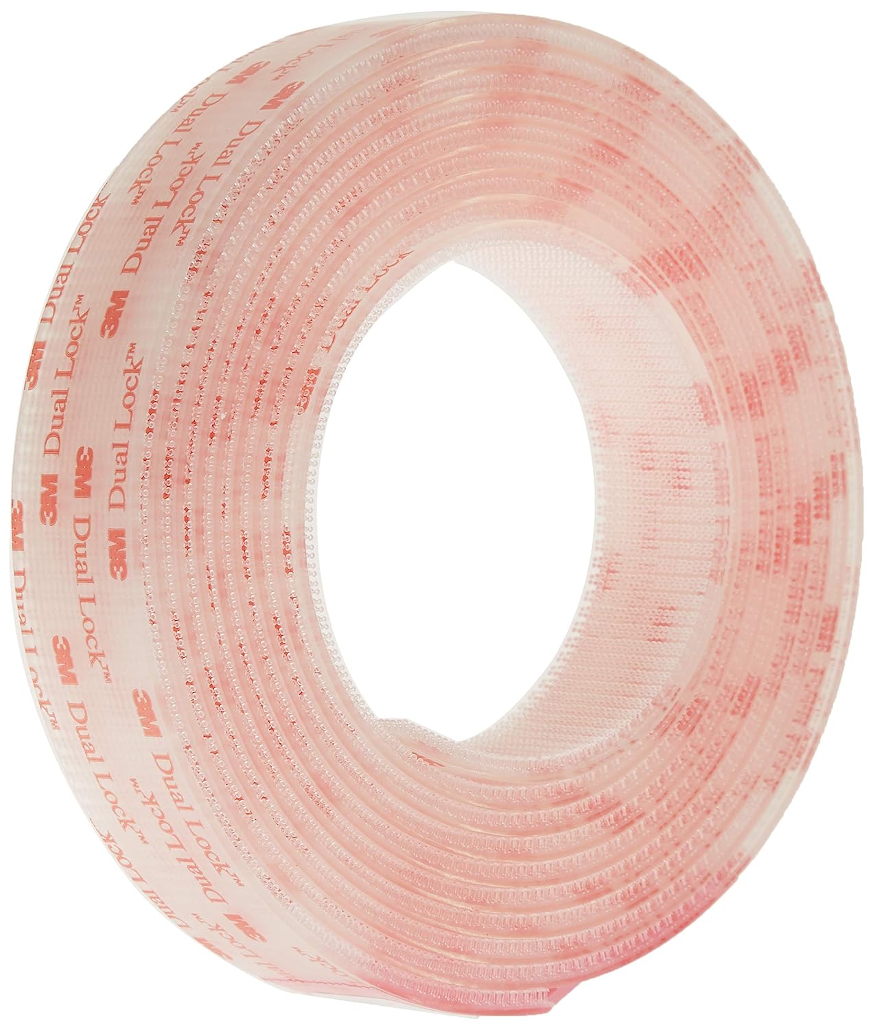 230816082533425_1 3M Dual Lock Reclosable Fasteners, Heavy Duty Industrial Use, Clear, TB3561, 1" x 10 ft Mated Strip, Indoor/Outdoor Use, Great for Metal, Glass, Acrylic, PC, ABS - Image 1